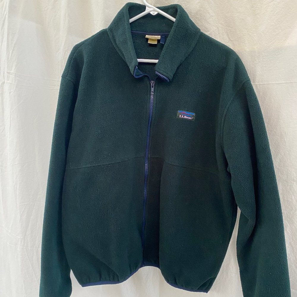 L.L. Bean vintage Polar Fleece Jacket, Mens size Large